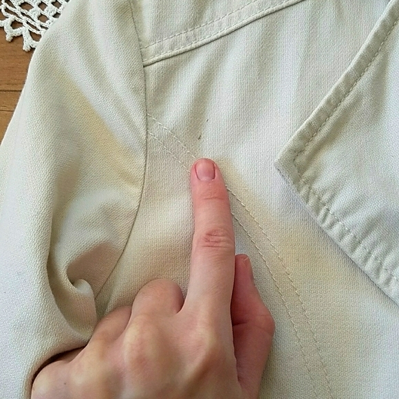 Vintage 90s Billabong Light Spring Trench Coat - Picture 4 of 12